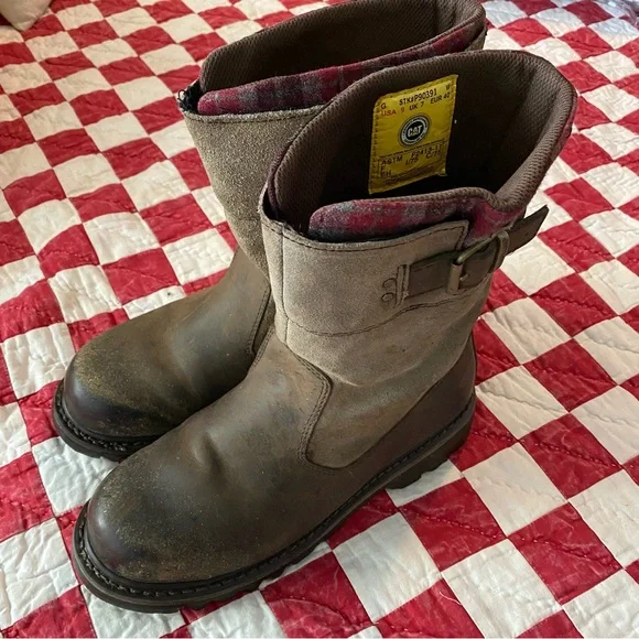 Caterpillar Steel Toe boots size 9 - Picture 2 of 16